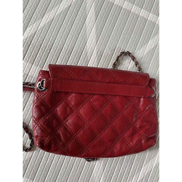 Marc Jacobs‎ Womens Red Chain Strap Quilted Crossbody Handbag - Picture 5 of 6